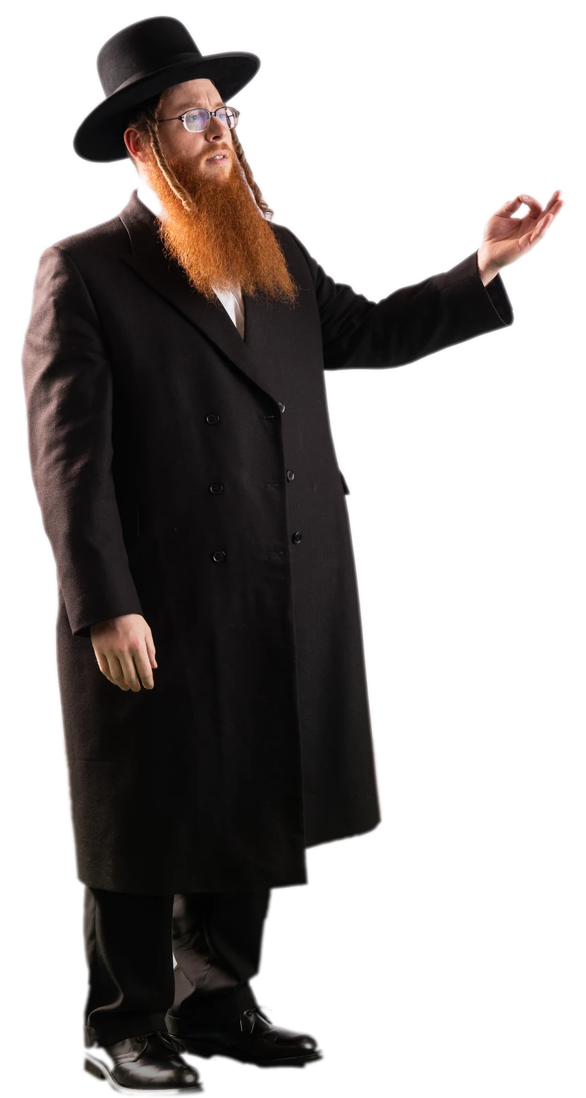 The owner of Chassidish Choir, conducting
